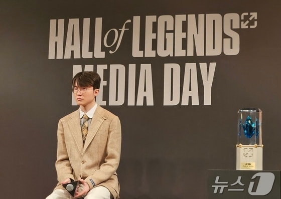 '페이커' 이상혁이 전설의 전당 헌액식에서 질의응답에 임하는 모습 2024.6.6/뉴스1 © News1 박소은 기자