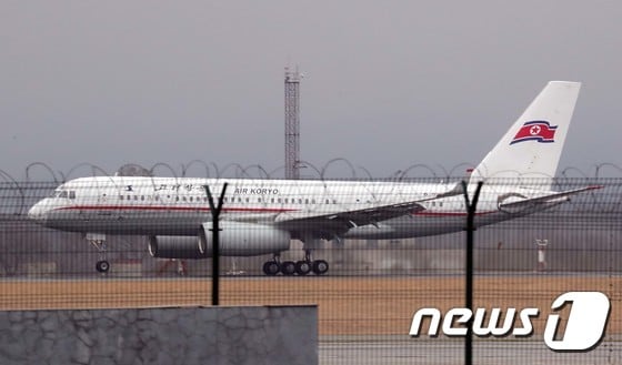 북한 고려항공 여객기. 2019.4.23/뉴스1 © News1 이재명 기자