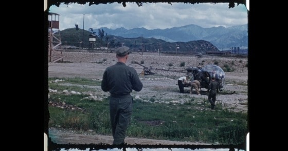 38도선에서 포즈를 취하는 유엔군의 모습.(게르츠 씨 영상 캡쳐)