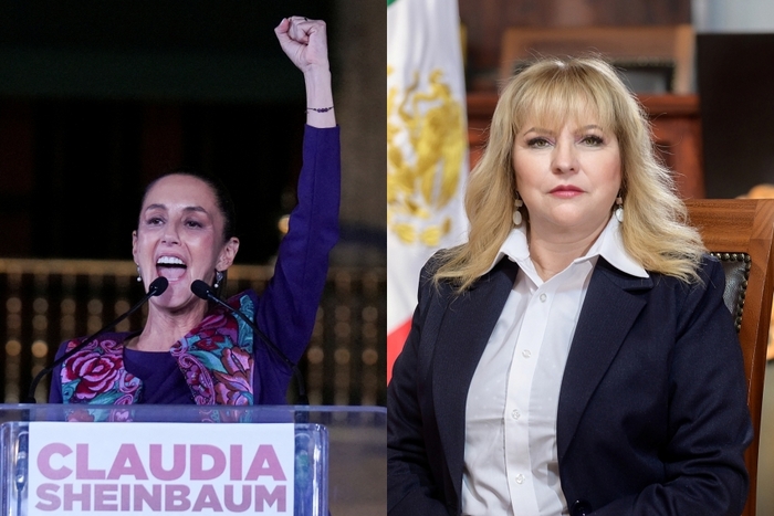 멕시코 헌정 사상 최초의 여성 대통령이 된 클라우디아 셰인바움(왼쪽)과 멕시코 코티하 지역 최초의 여성 시장으로 당선된 욜란다 산체스 피게로아 시장. 피게로아 시장은 3일(현지 시각) 무장괴한의 습격으로 사망했다. 사진=로이터 연합뉴스/욜란다 산체스 피게로아 시장 엑스 캡처
