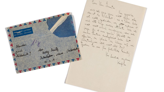 '3년 동안 아무것도 쓰지 않았다'…카프카의 좌절 담긴 편지 경매에