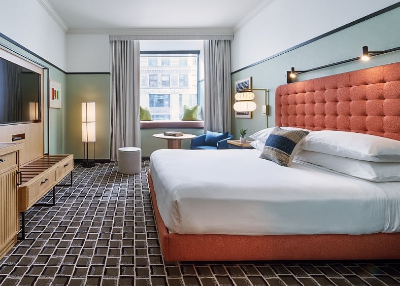 'L7시카고 바이 롯데' 디럭스룸. /롯데호텔앤리조트 제공