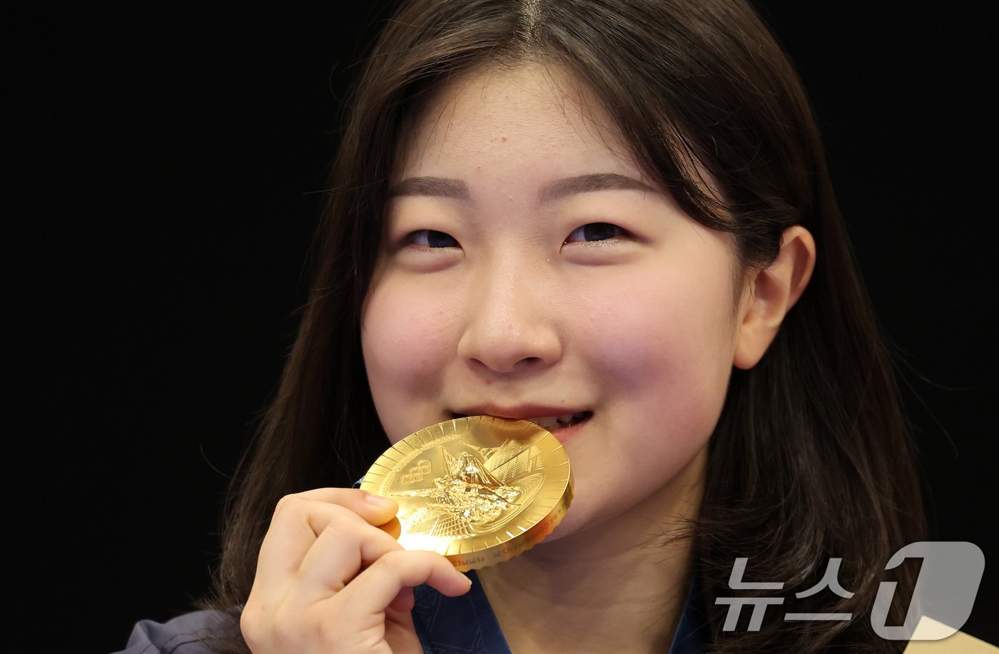 '깜짝 금메달'을 딴 사격 대표팀 반효진. 2024.7.29/뉴스1 ⓒ News1 이동해 기자