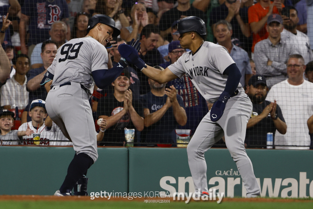 뉴욕 양키스 애런 저지와 후안 소토./게티이미지코리아