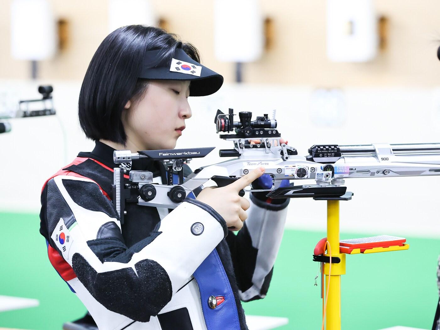 봉황기 대회에 출전한 반효진 (대한사격연맹 제공)