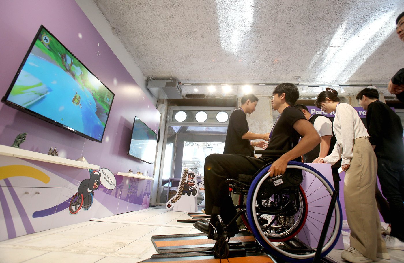    2024 파리 패럴림픽 파라 팀 코리아하우스가 프랑스 파리 마레 지구에 문을 열었다. (대한장애인체육회 제공)