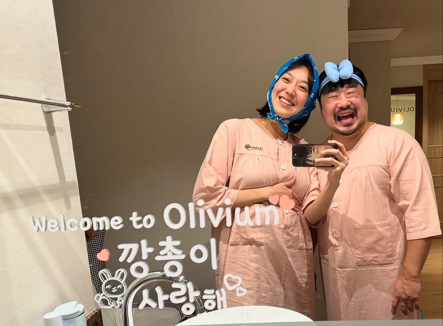 ▲ 이은형(왼쪽), 강재준. 출처| 이은형 SNS