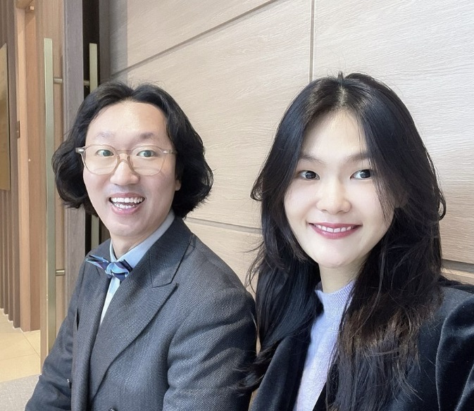 ▲ 김경진(왼쪽), 전수민. 출처| 전수민 인스타그램