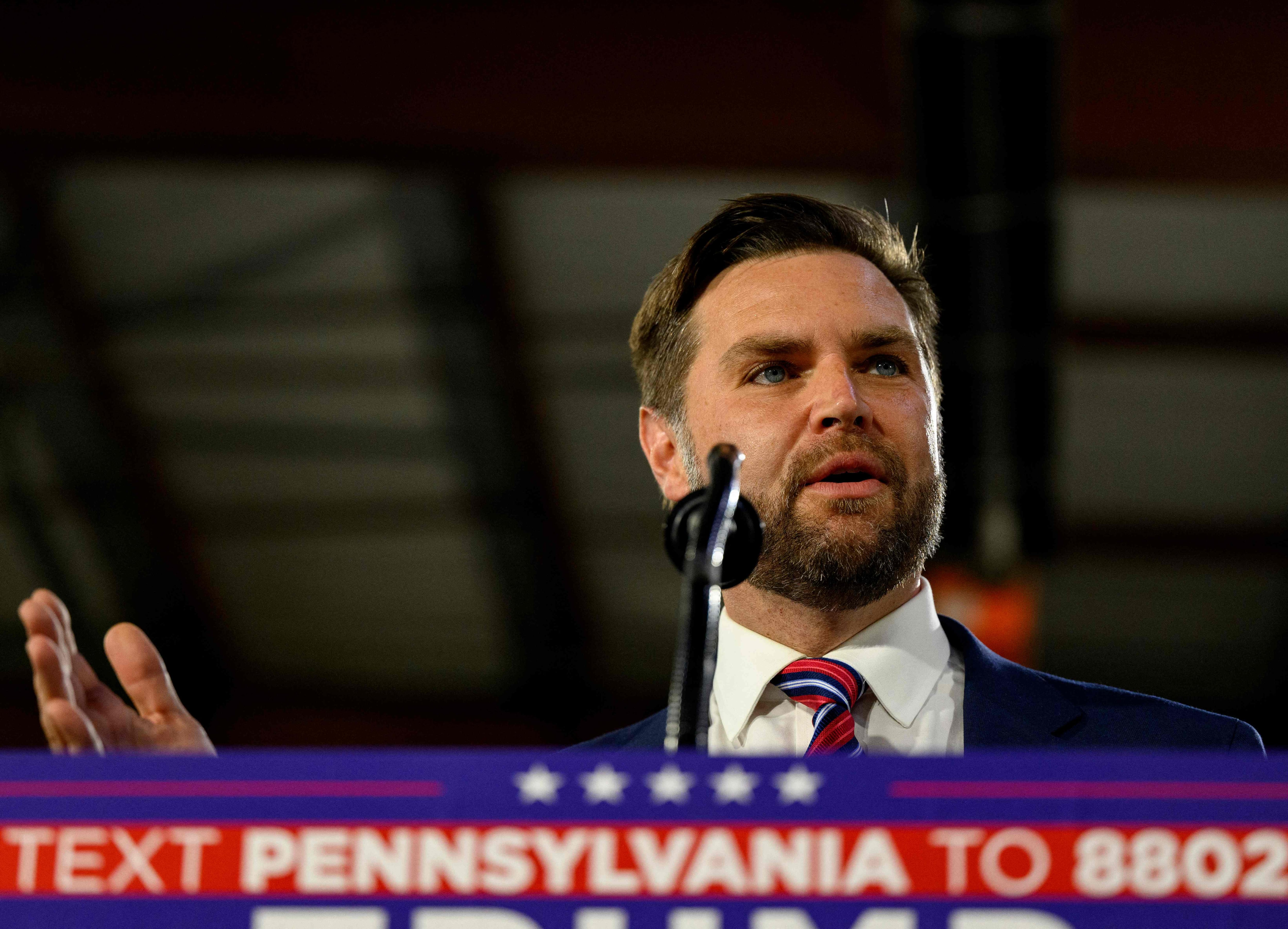 미국 공화당 부통령 후보인 J.D. 밴스 연방 상원의원./연합뉴스