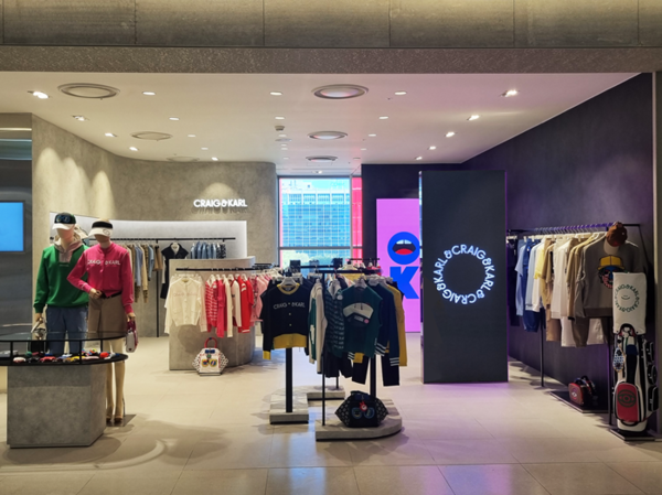 씨디씨골프앤스포츠가 더현대 서울과 현대백화점 판교에 프리미엄 골프웨어 '크랙 앤 칼 골프' 공식 매장을 오픈했다. /씨디씨골프앤스포츠