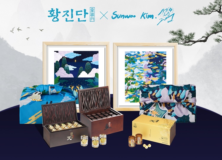 정관장이 ‘도도새’로 알려진 김선우 작가와 함께 ‘황진단 아트랩핑 콜라보레이션’을 선보였다. / KGC인삼공사