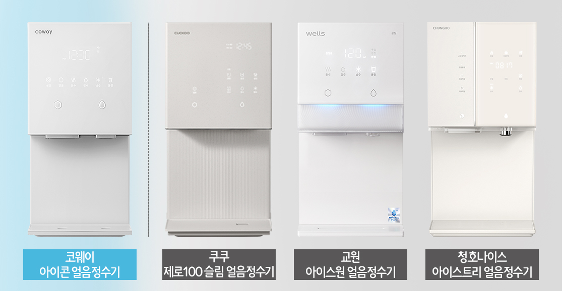 코웨이가 교원웰스 아이스원 얼음정수기 상대로 판매 금지 및 손해배상청구 소송을 제기했다. / 코웨이
