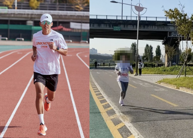 션, 딸 하음양 마라톤 대회 3위 기록…달리기 유전자 물려받았나? | 마이데일리