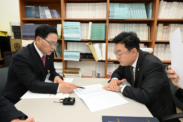 국회 찾은 강수현 양주시장 '지역 현안 사업 차질 없는 추진, 예산확보 사활'