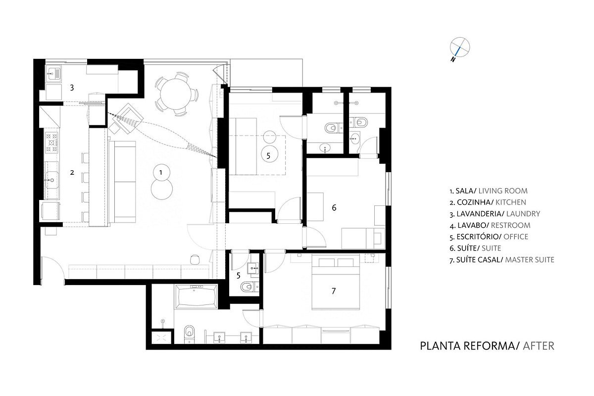 평면도 ©CoDA arquitetos
