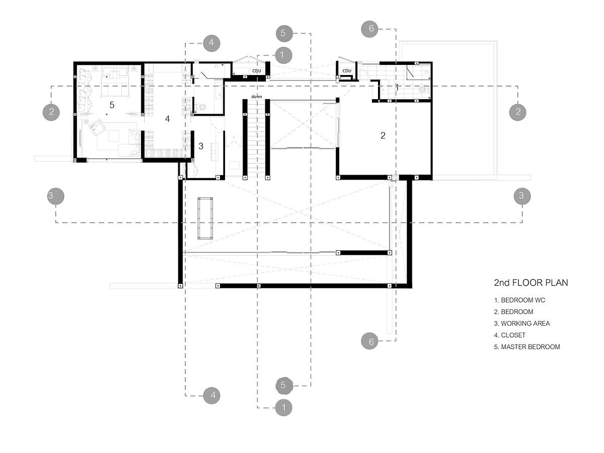 2충 평면도 ©IDIN Architects