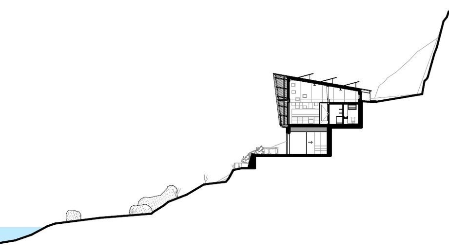 단면도 Casey Brown Architecture ©Rhys Holland