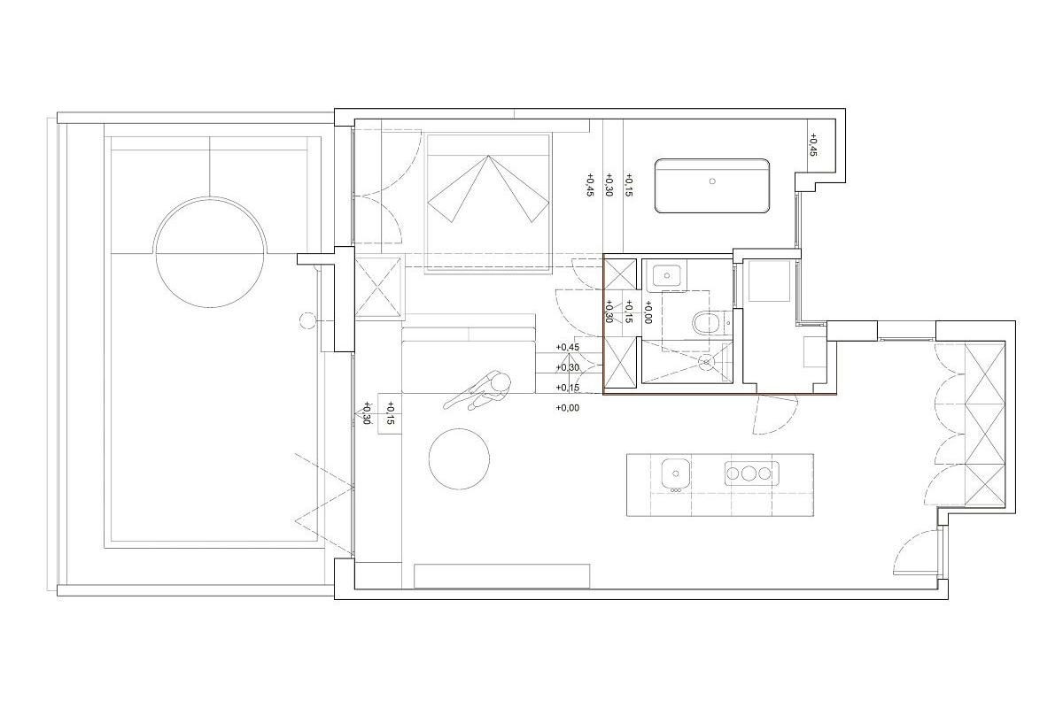 평면도 ©Cometa Architects