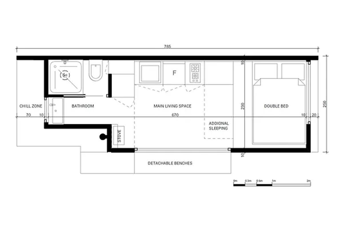 평면도 ©Hristina Hristova Architects