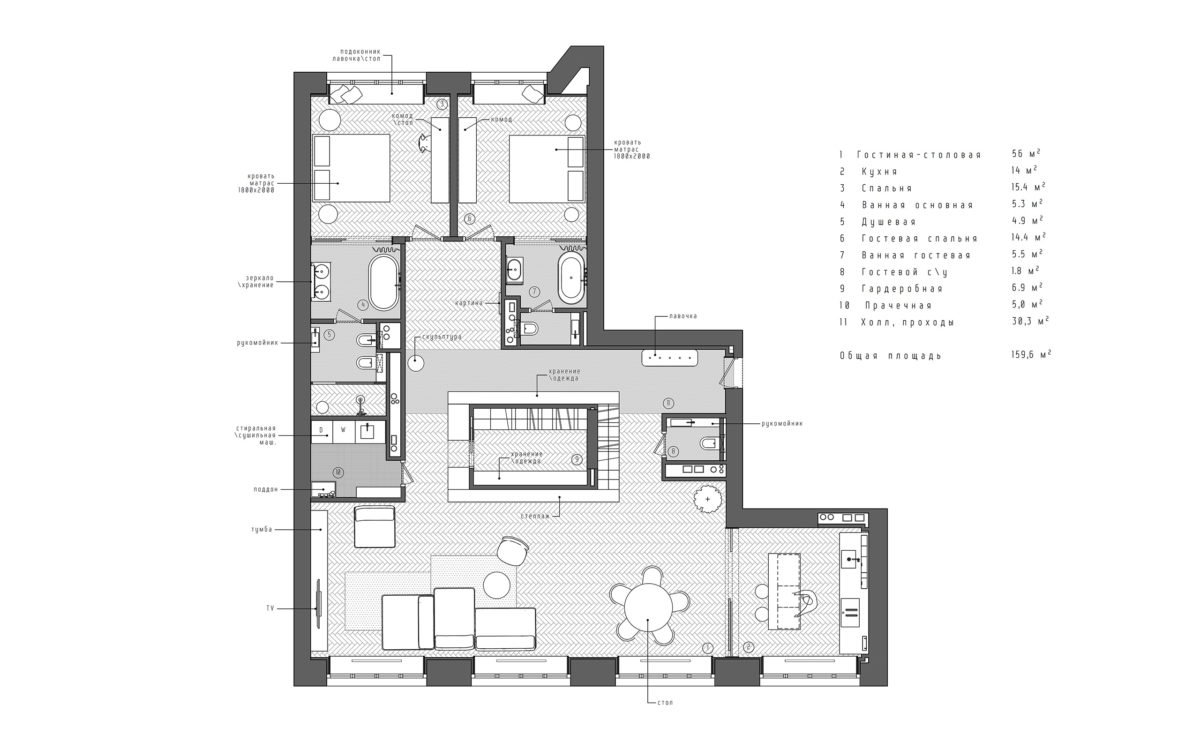 평면도 © INT2architecture