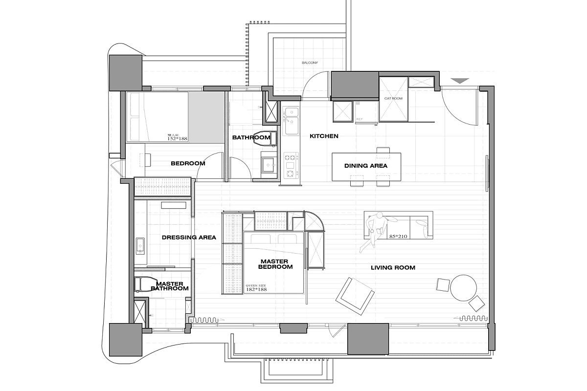 평면도 ©C.H. Interior Design