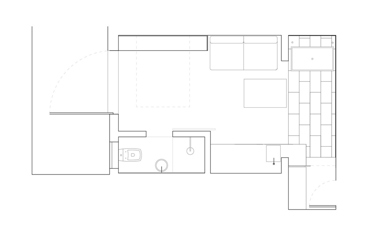 평면도 Architecture studio Edwards Moore ©Fraser Marsden