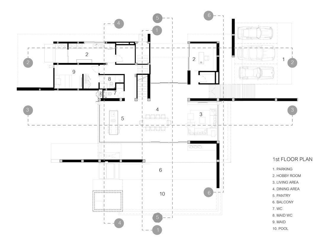 1충 평면도 ©IDIN Architects