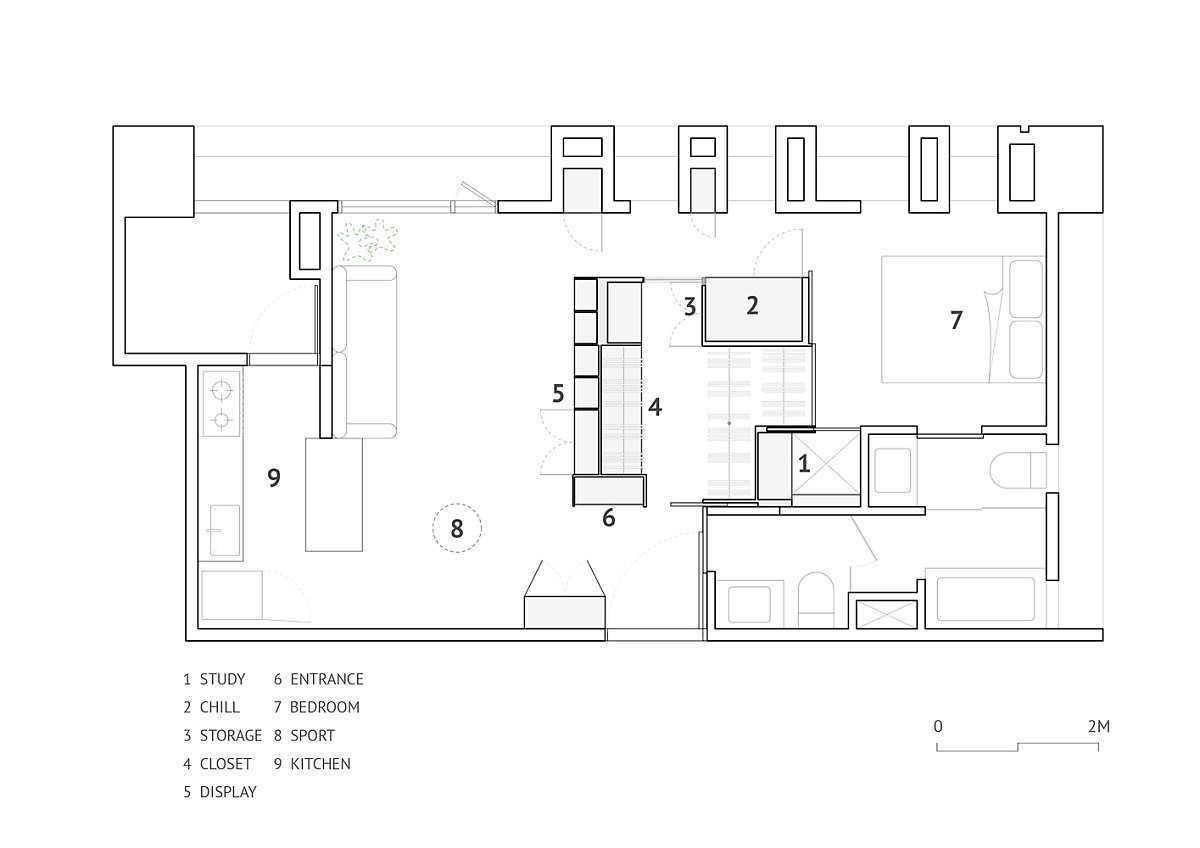 평면도 ©ST design studio