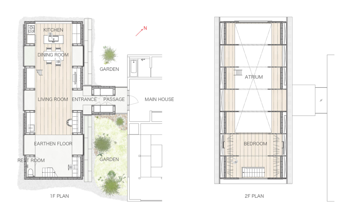 평면도 ©mA-style Architects