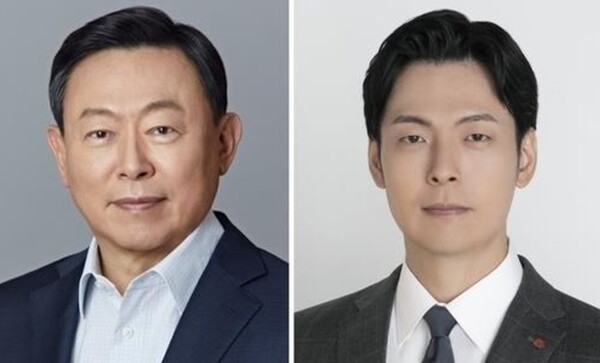 신동빈 롯데그룹 회장과 신유열 미래성장실장(부사장). /롯데그룹