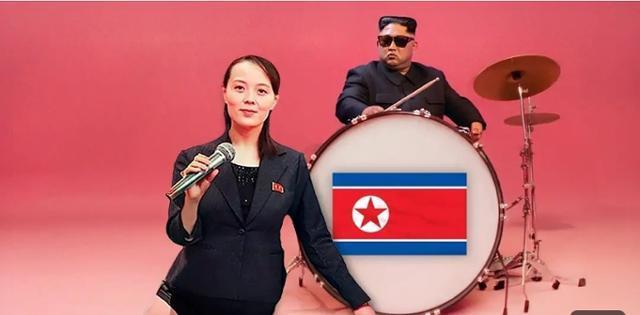 North Korean leader Kim Jong-un and his sister Kim Yo-jong appear in a parody music video of Rose’s “APT.,” created using deepfake technology. Captured from YouTube channel 'Lil Doge'   