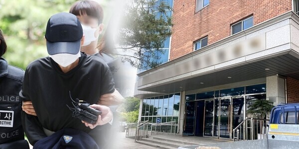 ▲ 지난 5월 경찰에 구속된 기쁜소식선교회 신도 김모(왼쪽)씨와 인천 남동구 기쁜소식인천교회 모습. /연합뉴스∙인천일보DB