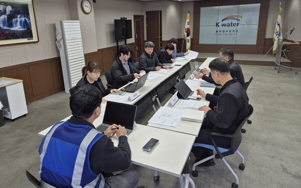 ▲ 수도사고 모의훈련 모습./사진제공=한국수자원공사