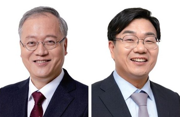 ▲ 박영석 교수(왼쪽), 김왕준 교수