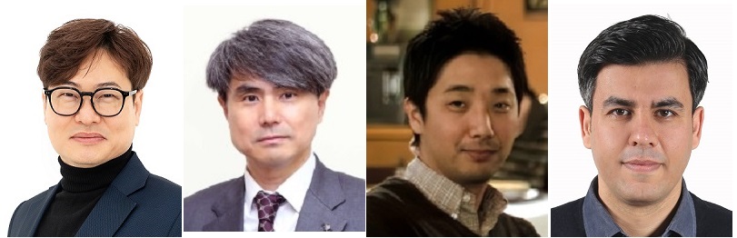 (좌측부터)세종대 한희섭, 백성욱, 황진수, Shahabaldin Rezania(샤하발딘 레자니아)교수 '2024 세계에서 가장 영향력 있는 연구자' 선정