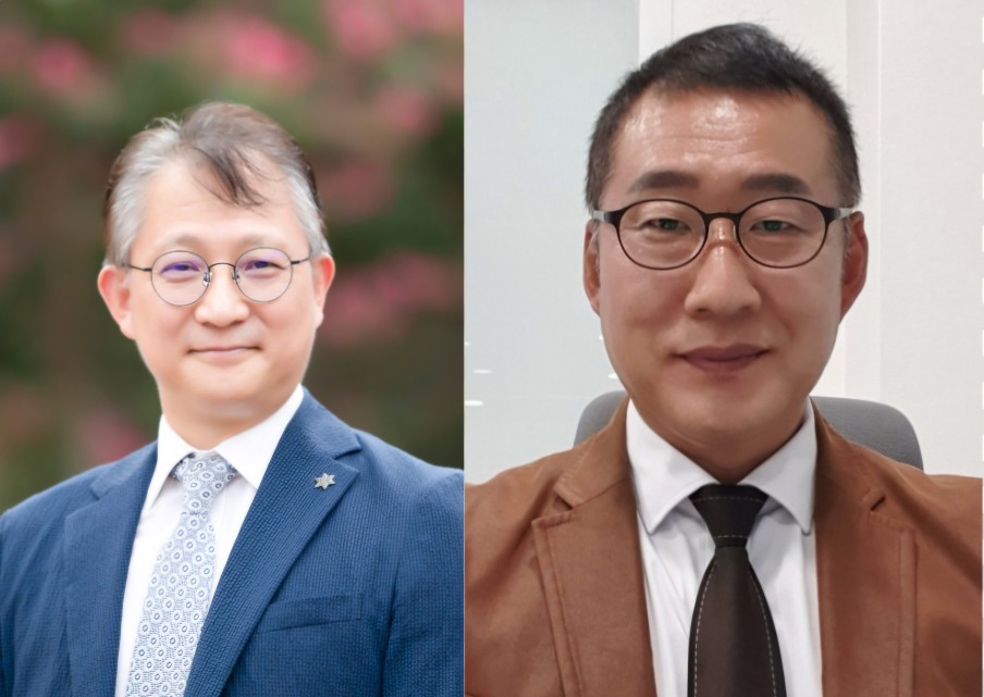 Photo provided by the subjectsFrom left: Choi Cheol, professor of consumer economics at Sookmyung Women\'s University; Kim Seong-chan, vice president of the Korea Fashion Industry Association.