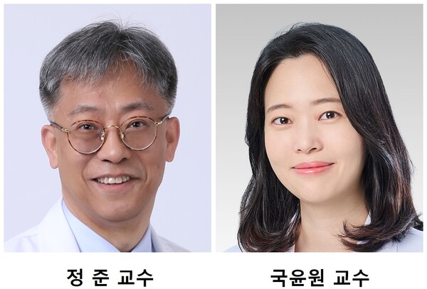 정준·국윤원 유방외과 교수팀이 유방암 치료 후 자연스러운 유방 외관 유지가 가능해 환자 만족도가 높은 유두 보존 유방절제술 시행 방식에 따라 유두-유륜 복합체 감각 회복 정도가 달라진다는 점에 착안해 연구에 돌입했다. / 강남세브란스병원