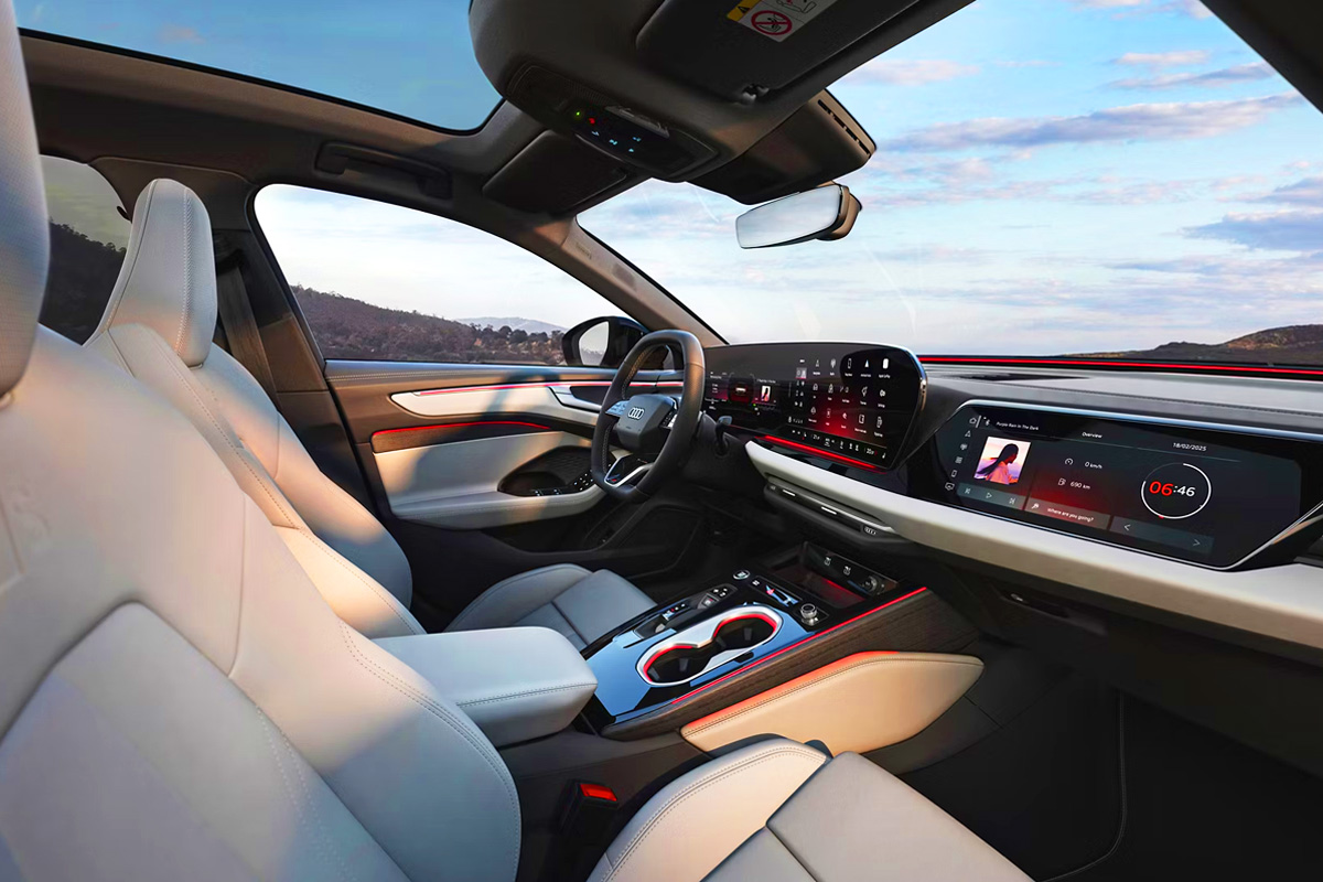 아우디 신형 A6 아반트 실내