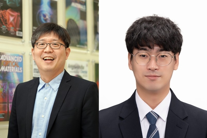 노준석 교수(왼쪽)와 통합과정 김주훈씨