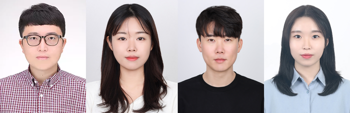 왼쪽부터 DGIST 최종민 교수, 김해정·박진영 석박사통합과정생, UNIST 최예진 석박사통합과정생
