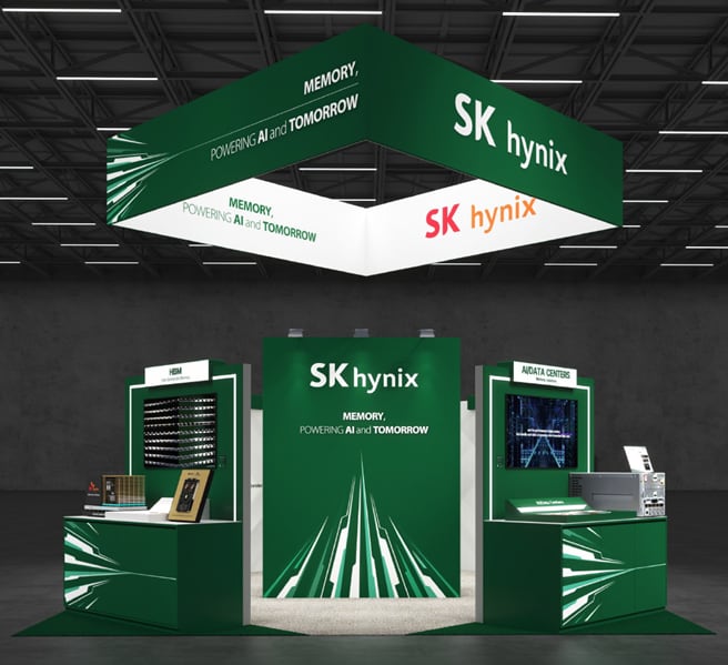 SK하이닉스 GTC 2025 부스 조감도./SK하이닉스 제공