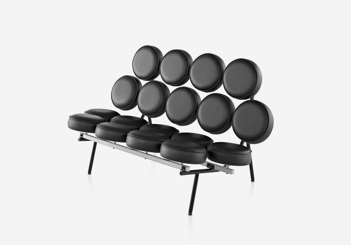 Marshmallow Sofa by George Nelson, Irving Harper