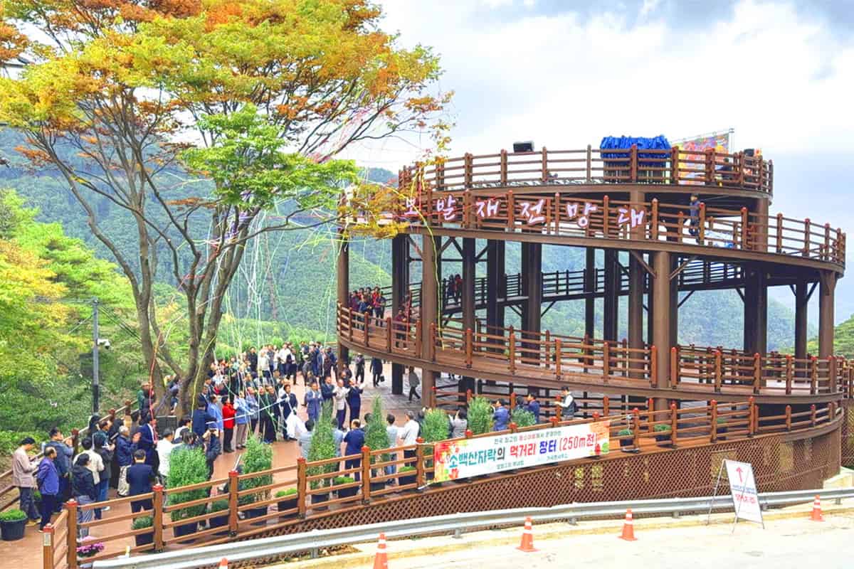 단양 보발재 전망대 단양 보발재 전망대