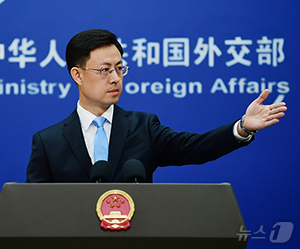 Guo Jiakun, spokesperson for the Chinese Ministry of Foreign Affairs / Photo courtesy of the South Korean Ministry of Foreign Affairs website