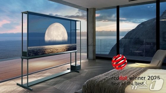 LG Electronics Wireless and Transparent TV LG SIGNATURE OLED T Wins the Best of Best Award / Photo courtesy of LG Electronics