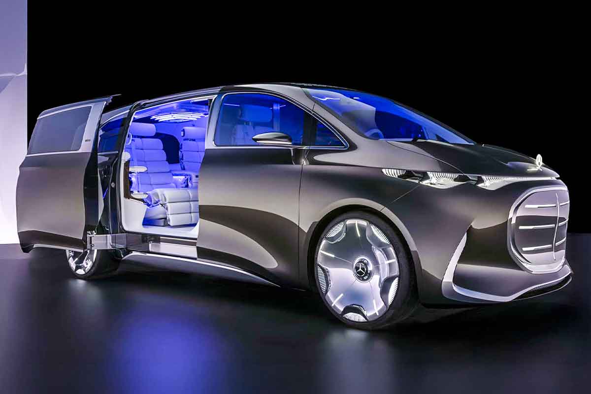 벤츠 - 비전 V - 고급 미니밴 - 전기차 - 콘셉트카 - VAN.EA 플랫폼 - 상하이오토쇼 - 럭셔리MPV