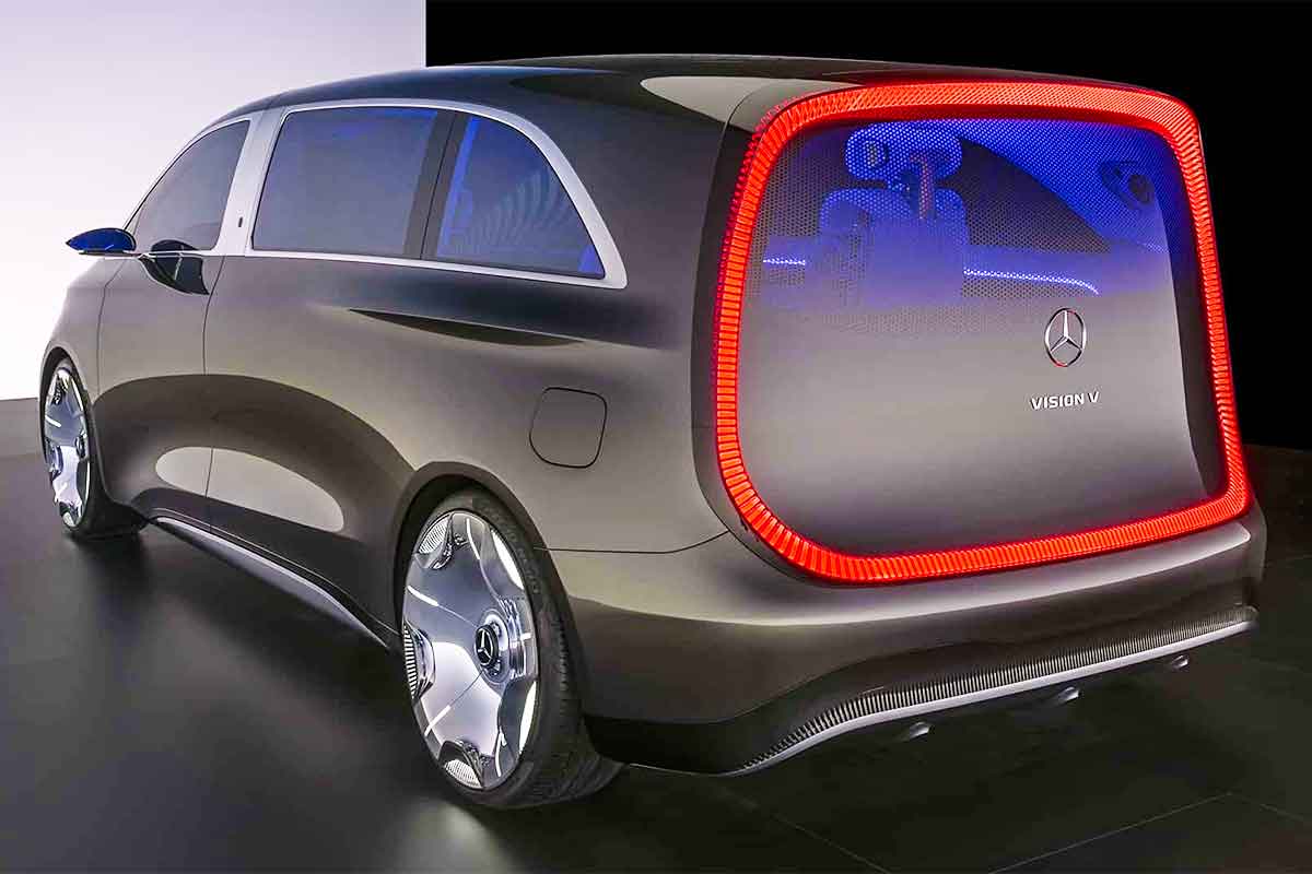 벤츠 - 비전 V - 고급 미니밴 - 전기차 - 콘셉트카 - VAN.EA 플랫폼 - 상하이오토쇼 - 럭셔리MPV
