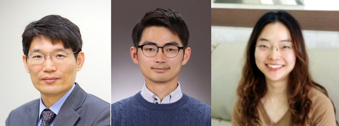 식물육종 오랜 난제를 해결할 획기적 연구성과를 발표한 연구진. 왼쪽부터 최규하 포스텍 교수, 통합과정 손남일 씨, 김희진 박사.