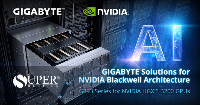 기가바이트 G893 시리즈 Nvidia HGX B200 GPU
