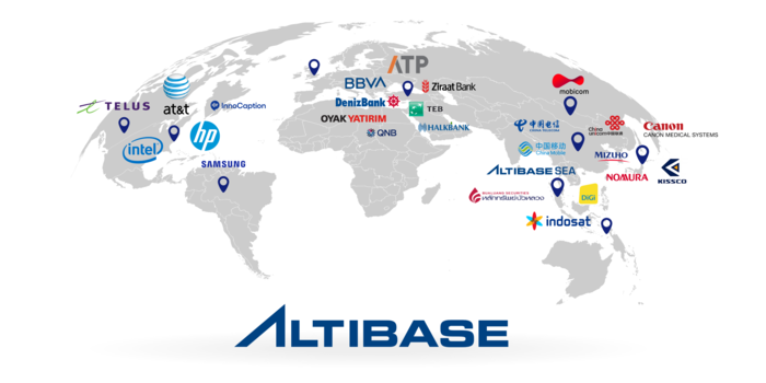 ALTIBASE 글로벌 시장 진출 현황